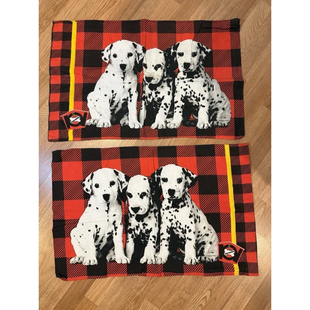 (2) Vintage 90s Disney 101 Dalmatians‎ Queen Size  Pillow Cases  31